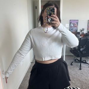 Collusion Ribbed Long Sleeve Tshirt